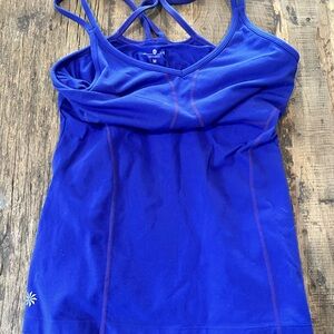 Atletica Women's Blue Athletic Tank Top sports bra